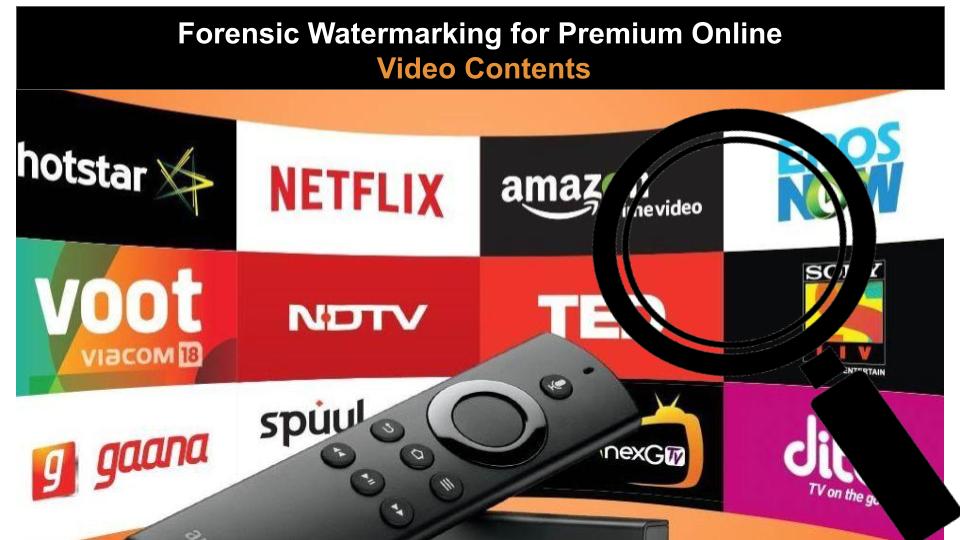 Forensic Watermarking for Video Content