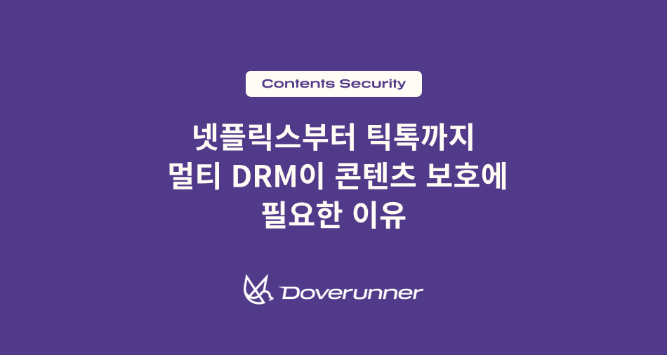넷플릭스부터 틱톡까지: 멀티 DRM이 콘텐츠 보호에 필요한 이유
