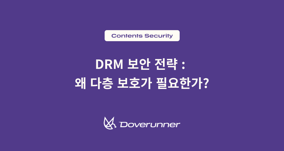 DRM 보안 전략 : 왜 다층 보호가 필요한가