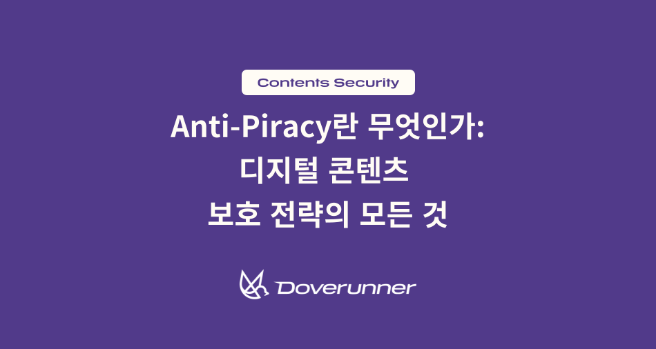 Anti-Piracy란 무엇인가 디지털 콘텐츠 보호 전략의 모든 것