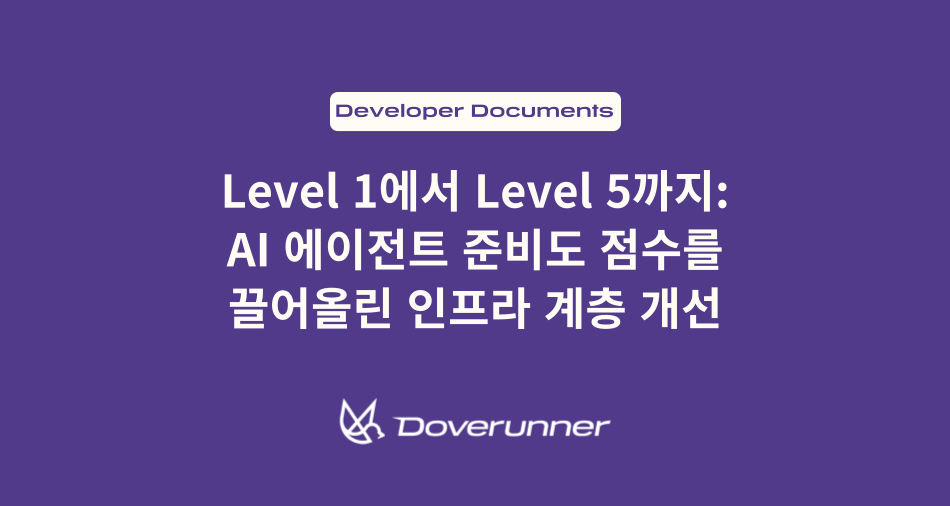 Level 1에서 Level 5까지: AI 에이전트 준비도(Agent Readiness) 점수를 끌어올린 인프라 계층 개선